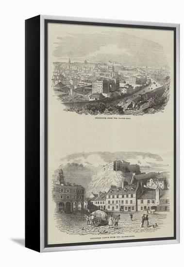 Sketches of Edinburgh-null-Framed Premier Image Canvas