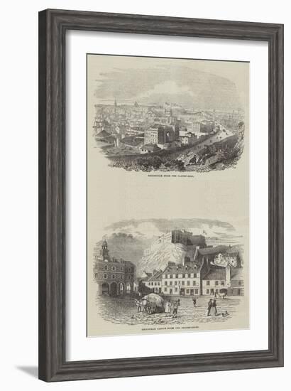 Sketches of Edinburgh-null-Framed Giclee Print