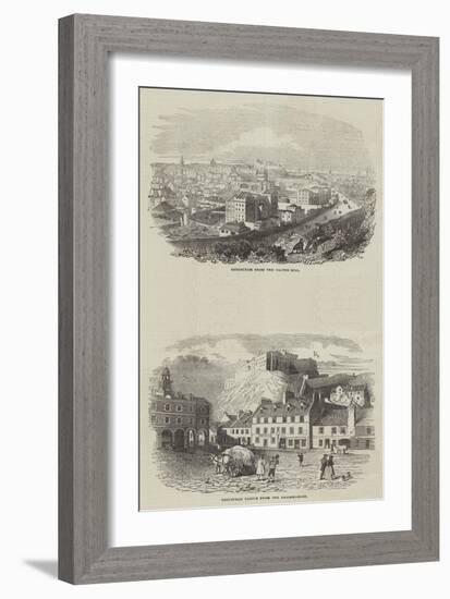 Sketches of Edinburgh-null-Framed Giclee Print