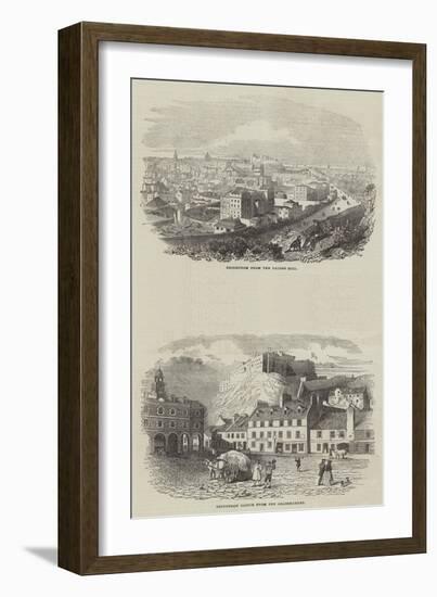 Sketches of Edinburgh-null-Framed Giclee Print