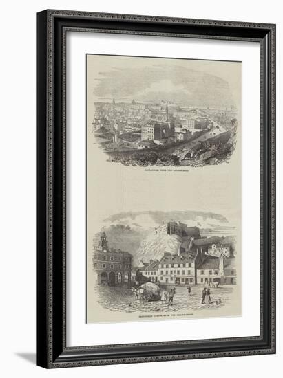 Sketches of Edinburgh-null-Framed Giclee Print