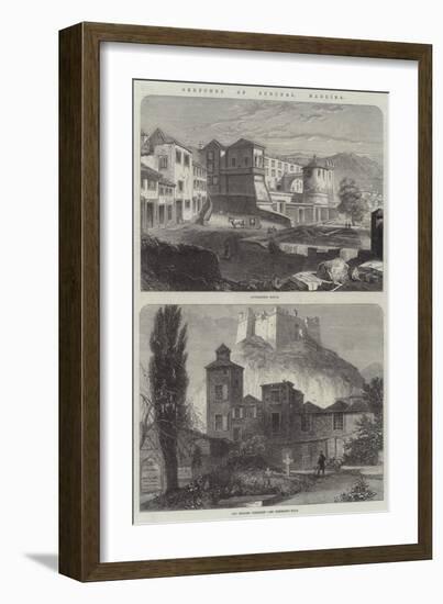 Sketches of Funchal, Madeira-null-Framed Giclee Print