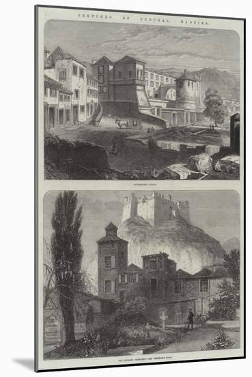 Sketches of Funchal, Madeira-null-Mounted Giclee Print