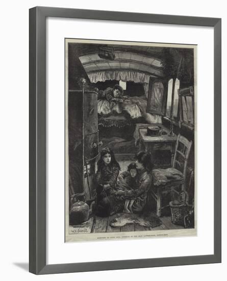 Sketches of Gipsy Life, Interior of Van Near Latimer-Road, Notting-Hill-William Heysham Overend-Framed Giclee Print