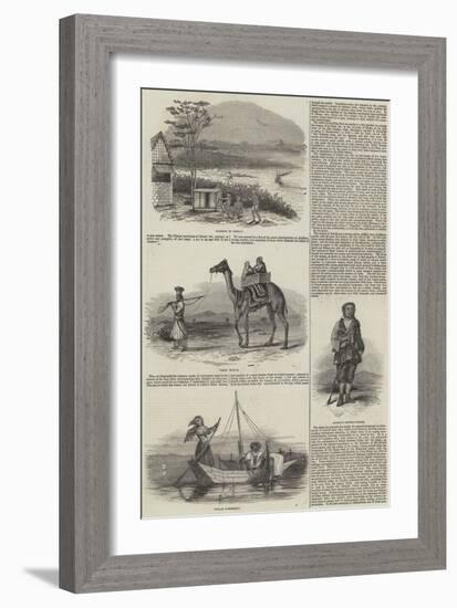 Sketches of India-null-Framed Giclee Print