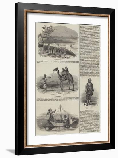 Sketches of India-null-Framed Giclee Print