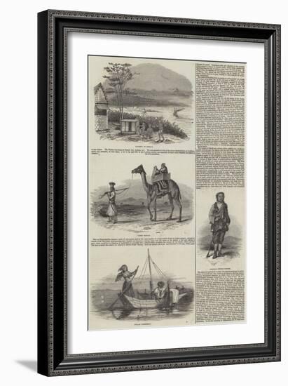 Sketches of India-null-Framed Giclee Print