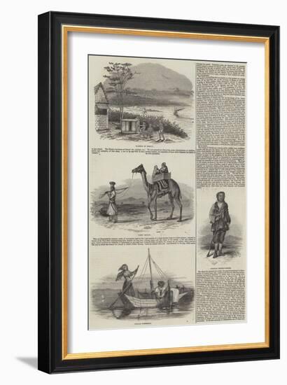 Sketches of India-null-Framed Giclee Print