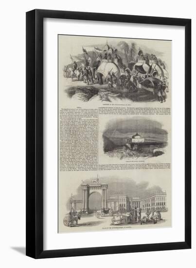 Sketches of India-null-Framed Giclee Print