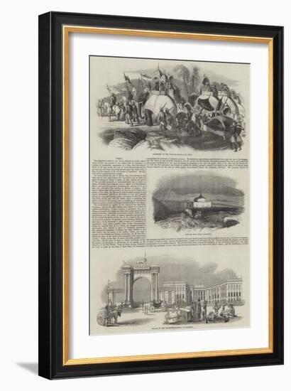 Sketches of India-null-Framed Giclee Print