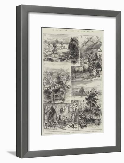 Sketches of Life in Queensland-null-Framed Giclee Print