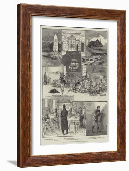 Sketches of Life in the Convict Prisons, Dartmoor-Walter Bothams-Framed Giclee Print