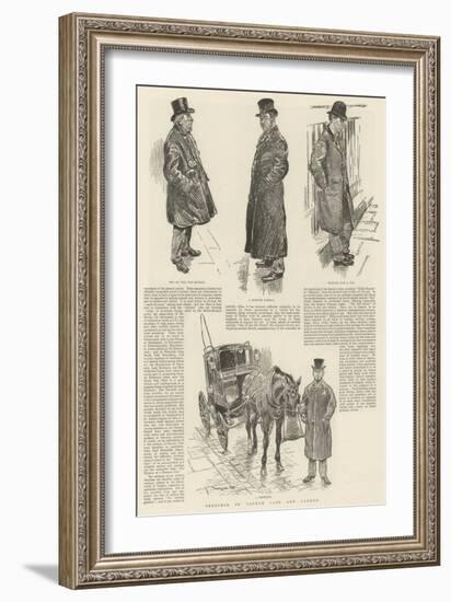 Sketches of London Cabs and Cabmen-William Douglas Almond-Framed Giclee Print