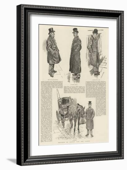 Sketches of London Cabs and Cabmen-William Douglas Almond-Framed Giclee Print