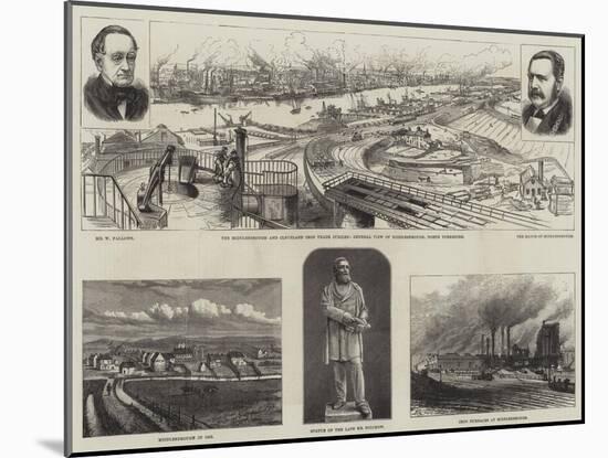 Sketches of Middlesbrough-Frank Watkins-Mounted Giclee Print