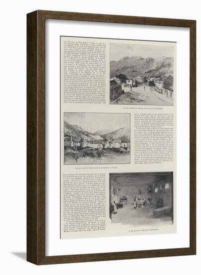 Sketches of Montenegro-null-Framed Giclee Print
