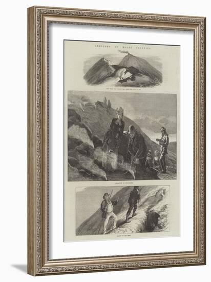 Sketches of Mount Vesuvius-Arthur Hopkins-Framed Giclee Print