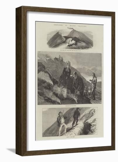 Sketches of Mount Vesuvius-Arthur Hopkins-Framed Giclee Print