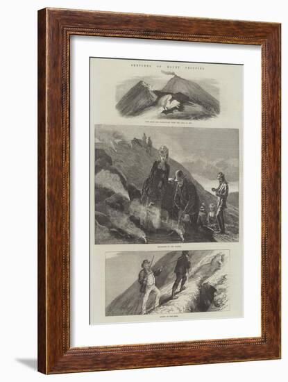 Sketches of Mount Vesuvius-Arthur Hopkins-Framed Giclee Print