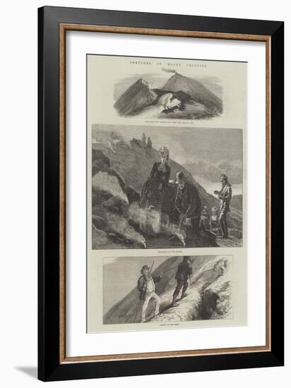 Sketches of Mount Vesuvius-Arthur Hopkins-Framed Giclee Print