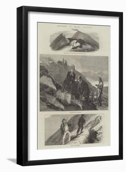 Sketches of Mount Vesuvius-Arthur Hopkins-Framed Giclee Print