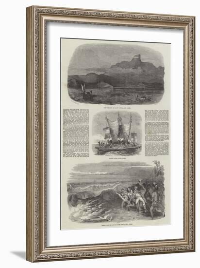 Sketches of New Guinea-Harden Sidney Melville-Framed Giclee Print