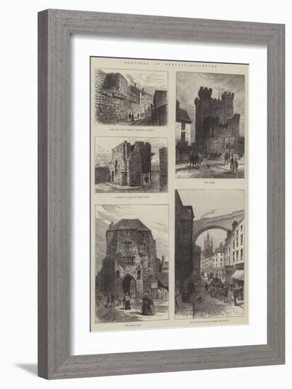 Sketches of Newcastle-Upon-Tyne-Alfred Robert Quinton-Framed Giclee Print