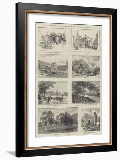 Sketches of Nottingham-null-Framed Giclee Print