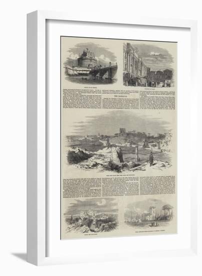 Sketches of Rome-null-Framed Giclee Print