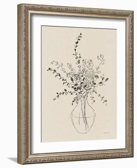 Sketches of Spring II Beige-Danhui Nai-Framed Art Print