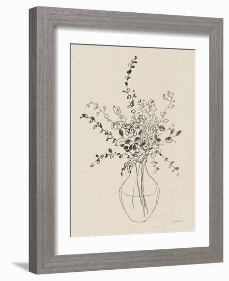 Sketches of Spring II Beige-Danhui Nai-Framed Art Print