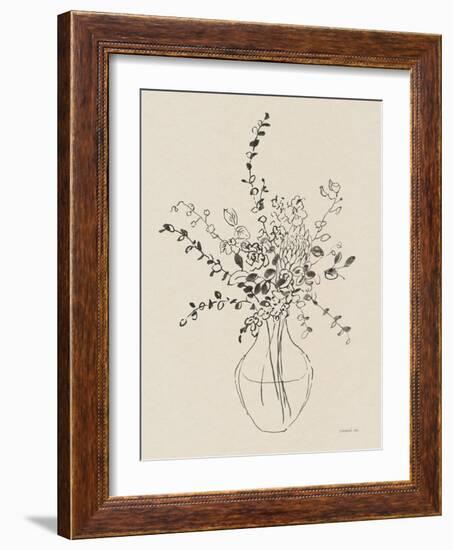 Sketches of Spring II Beige-Danhui Nai-Framed Art Print