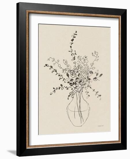 Sketches of Spring II Beige-Danhui Nai-Framed Art Print