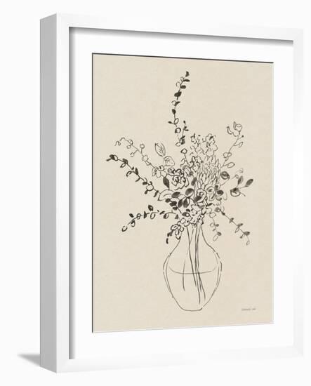 Sketches of Spring II Beige-Danhui Nai-Framed Art Print