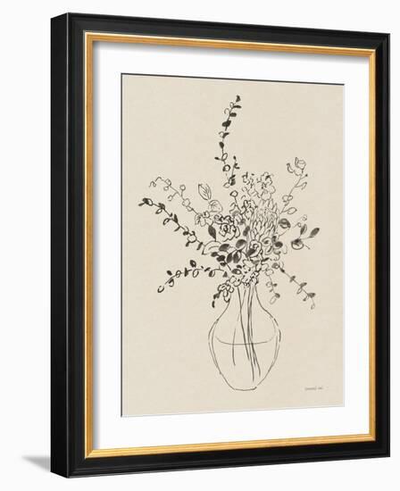 Sketches of Spring II Beige-Danhui Nai-Framed Art Print