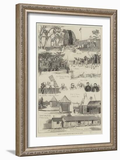 Sketches of Stations Where the Transit of Venus Was Observed-null-Framed Giclee Print