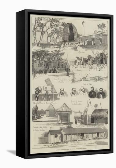 Sketches of Stations Where the Transit of Venus Was Observed-null-Framed Premier Image Canvas