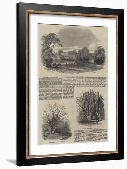 Sketches of Strathfieldsay-Samuel Read-Framed Giclee Print