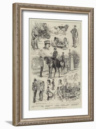 Sketches of the 66th (Berkshire) Regiment-Frank Feller-Framed Giclee Print