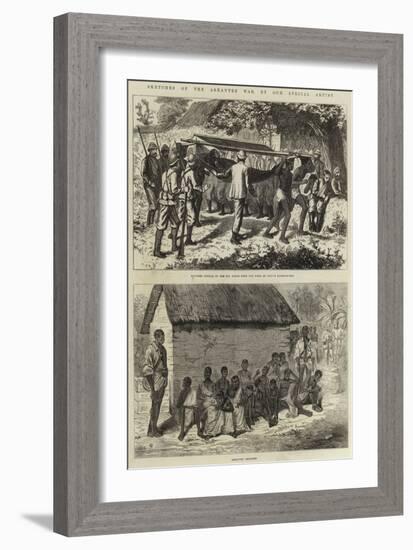 Sketches of the Ashantee War-null-Framed Giclee Print