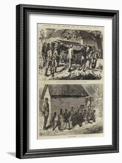 Sketches of the Ashantee War-null-Framed Giclee Print