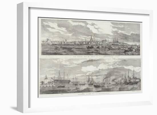 Sketches of the Baltic Sea-John Wilson Carmichael-Framed Giclee Print