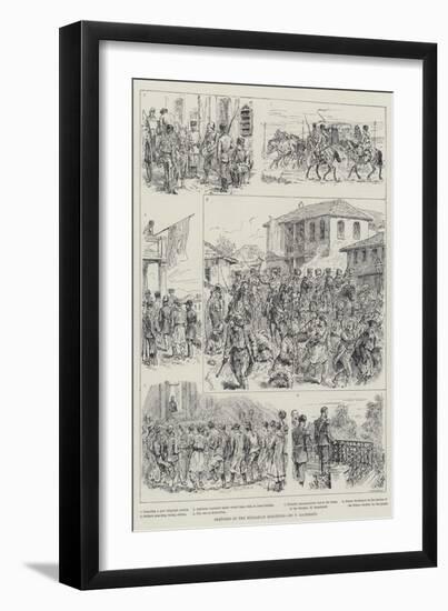 Sketches of the Bulgarian Elections-Johann Nepomuk Schonberg-Framed Giclee Print