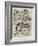 Sketches of the Christmas Pantomimes-George Cruikshank-Framed Giclee Print