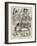 Sketches of the Christmas Pantomimes-George Cruikshank-Framed Giclee Print