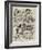 Sketches of the Christmas Pantomimes-George Cruikshank-Framed Giclee Print