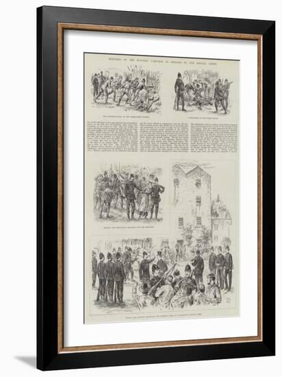 Sketches of the Eviction Campaign in Ireland-null-Framed Giclee Print