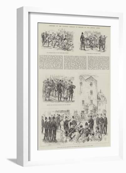 Sketches of the Eviction Campaign in Ireland-null-Framed Giclee Print