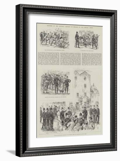 Sketches of the Eviction Campaign in Ireland-null-Framed Giclee Print