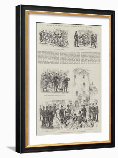 Sketches of the Eviction Campaign in Ireland-null-Framed Giclee Print